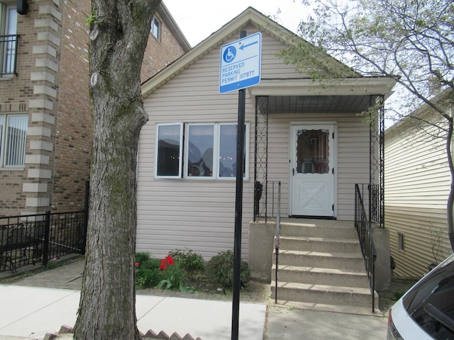 2952 S Bonfield St, Chicago, IL 60608 - view of front facade with fence