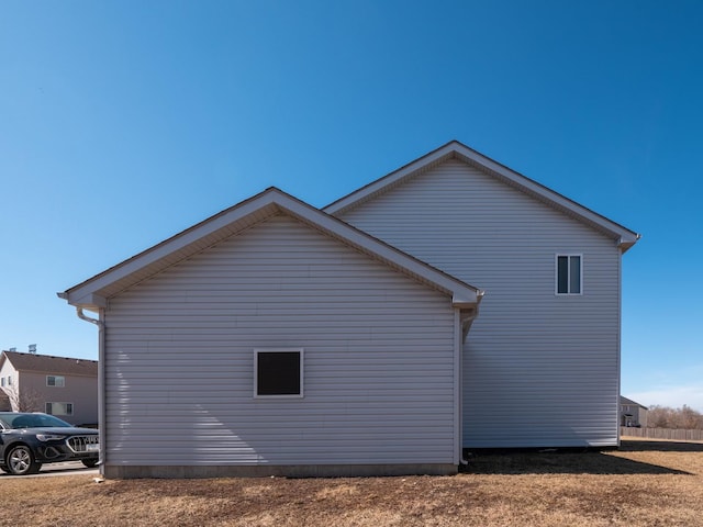 view of side of property