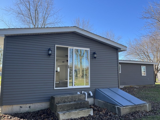 view of rear view of property