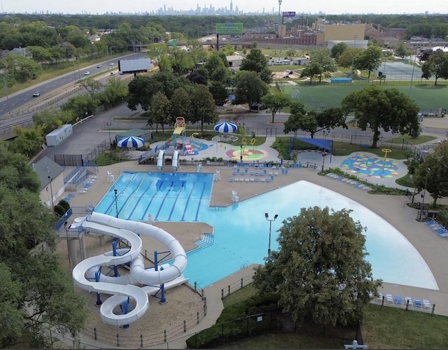 aerial view