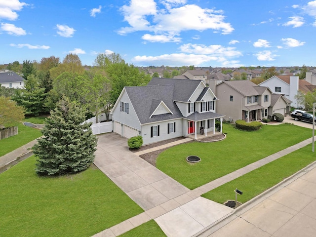 1309 Broad Creek Rd, Bloomington, IL 61704 - drone / aerial view with a residential view