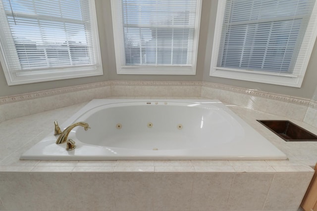 1309 Broad Creek Rd, Bloomington, IL 61704 - bathroom featuring a jetted tub