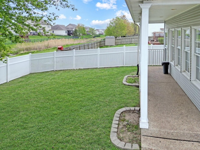 1309 Broad Creek Rd, Bloomington, IL 61704 - view of yard with a residential view and a fenced backyard