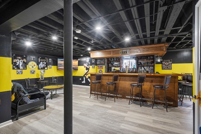 968 N Lancaster Cir S, Elgin, IL 60177 - bar featuring wood finished floors and bar area