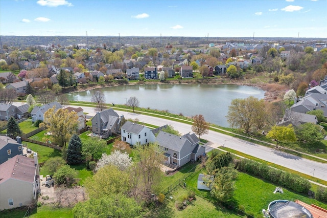 968 N Lancaster Cir S, Elgin, IL 60177 - bird's eye view with a water view and a residential view