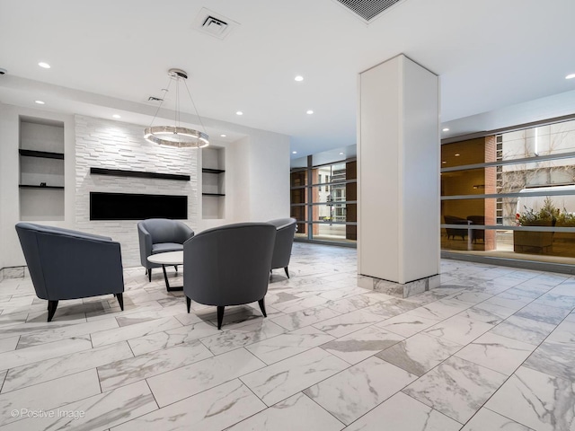 474 N Lake Shore Dr Unit 4808, Chicago, IL 60611 - building lobby featuring visible vents