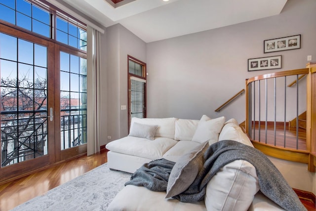 5912 N NW Hwy, Chicago, IL 60631 - living room with wood finished floors and baseboards