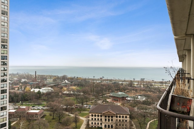 1960 N Lincoln Park W Unit 2402, Chicago, IL 60614 - balcony with a water view