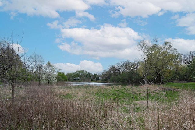 view of nature with a water view