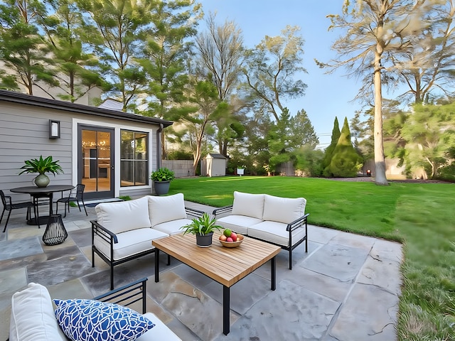 118 Lockerbie Ln, Wilmette, IL 60091 - view of patio featuring an outdoor living space