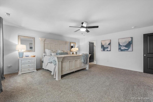10102 Jonamac Ave, Huntley, IL 60142 - carpeted bedroom featuring baseboards and a ceiling fan