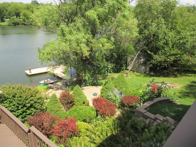 27094 W Lakeview Dr S, Lake Barrington, IL 60084 - view of yard with a water view