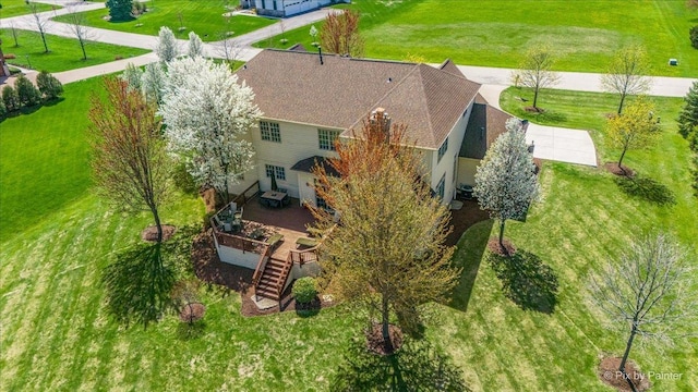 drone / aerial view