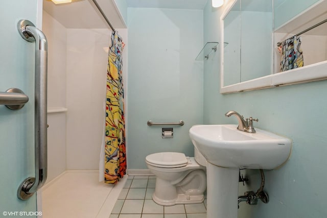 10740 S Drew St, Chicago, IL 60643 - full bathroom with tile patterned flooring and a shower with curtain