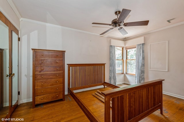 10740 S Drew St, Chicago, IL 60643 - bedroom featuring wood finished floors and crown molding