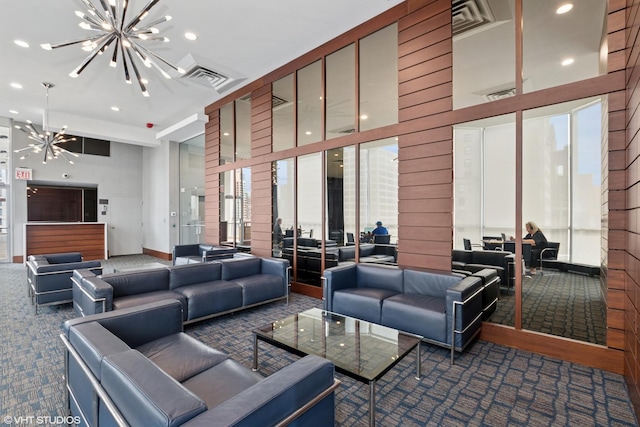 common area featuring visible vents