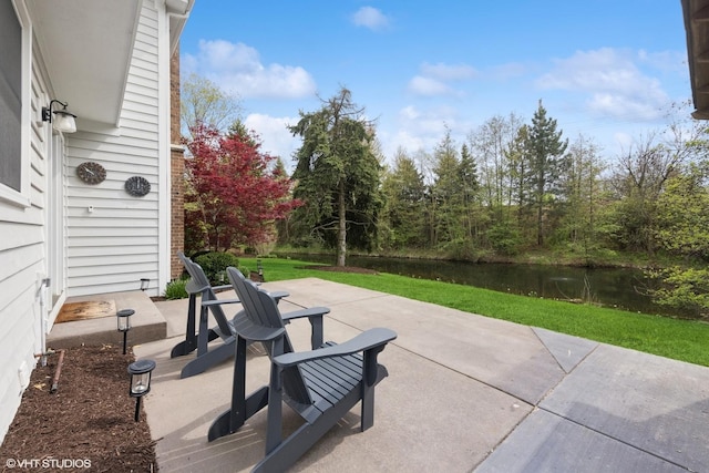 26W241 Arrow Glen Ct, Wheaton, IL 60189 - view of patio / terrace with a water view