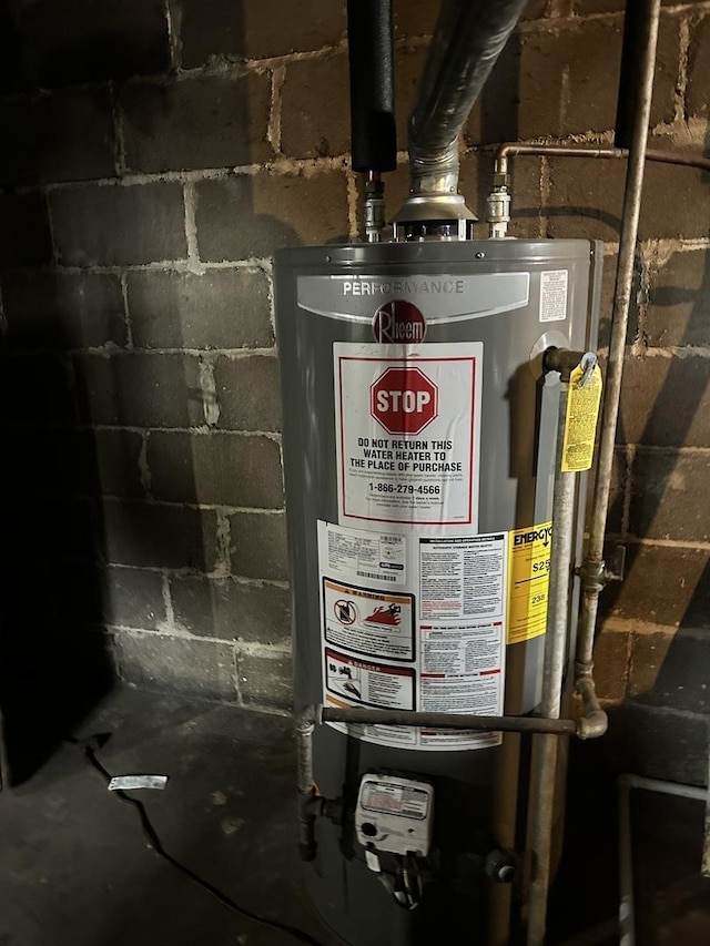utilities with water heater