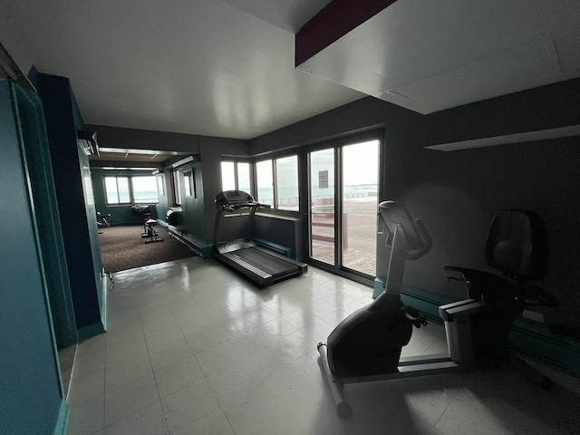 view of workout room