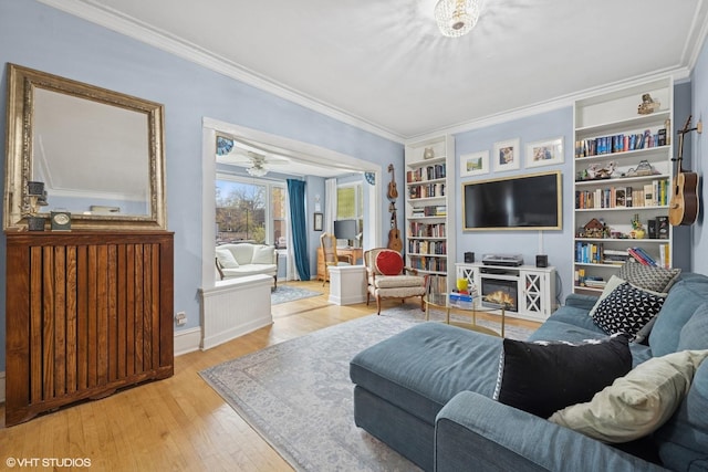 interior space featuring baseboards