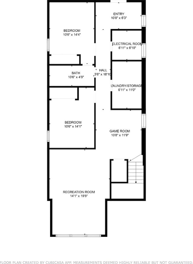 4336 N Troy St, Chicago, IL 60618 - floor plan