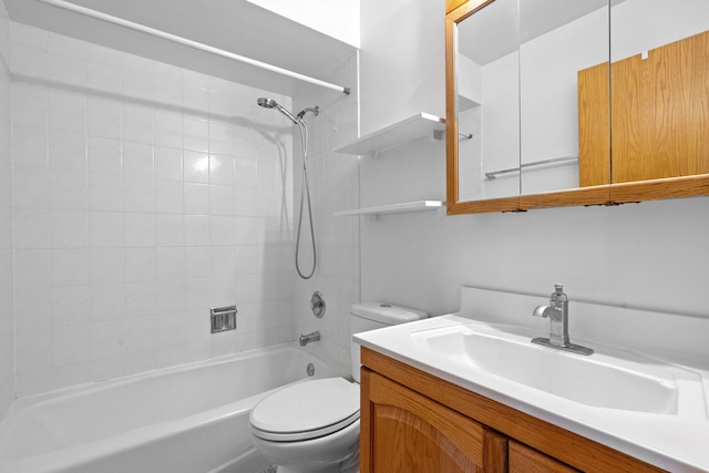 704 Cobblestone Cir Unit D, Glenview, IL 60025 - full bathroom featuring vanity, bathtub / shower combination, and toilet