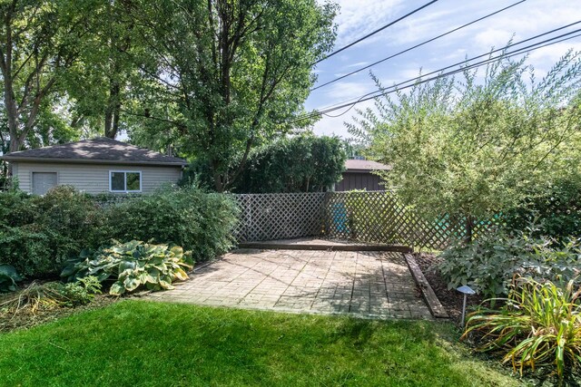 2001 Woodland Ave, Park Ridge, IL 60068 - view of yard with fence and a patio area
