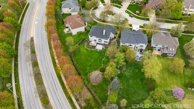 2716 Whitchurch Ct, Naperville, IL 60564 - birds eye view of property with a residential view