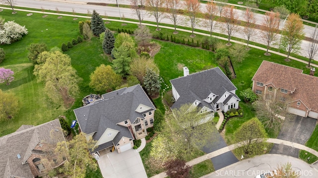 2716 Whitchurch Ct, Naperville, IL 60564 - bird's eye view with a residential view