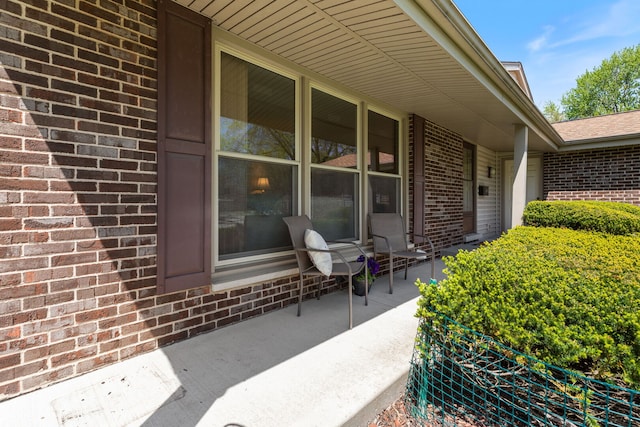 view of patio / terrace featuring covered porch