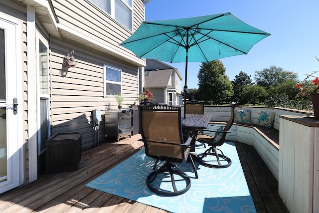 1877 Westmore Grove Dr, Plainfield, IL 60586 - deck featuring outdoor dining area