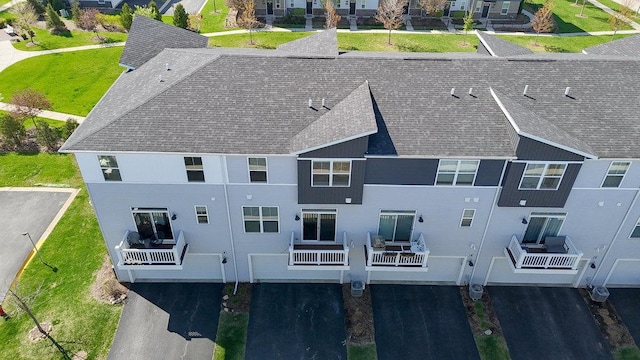 birds eye view of property featuring a residential view