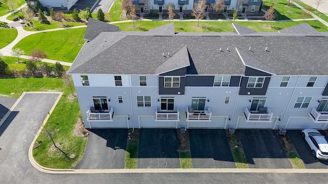 drone / aerial view
