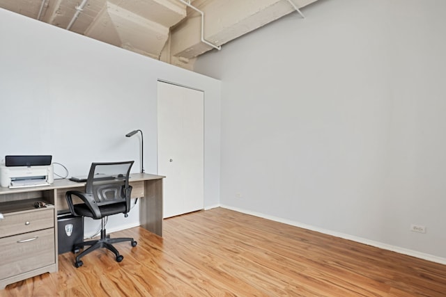 1530 S State St Unit 523, Chicago, IL 60605 - office featuring baseboards and light wood-style flooring