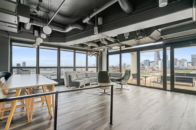 1530 S State St Unit 523, Chicago, IL 60605 - sunroom / solarium featuring a view of city and a healthy amount of sunlight
