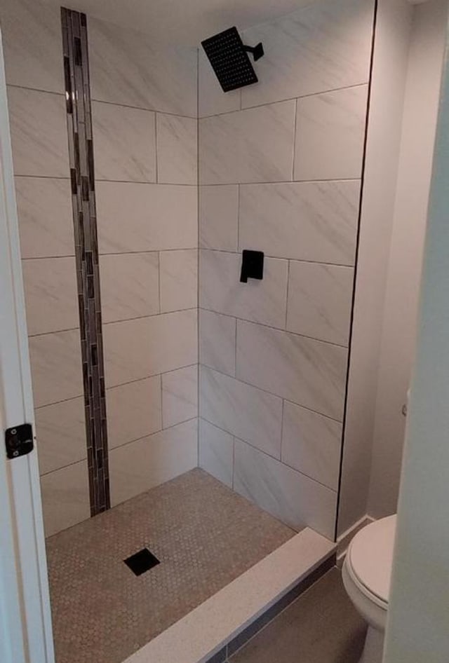 55 W 64th St Unit 202, Westmont, IL 60559 - bathroom featuring toilet and tiled shower