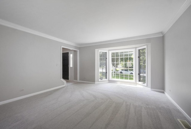 1872 River Ridge Circle, Naperville, IL 60565 - empty room with carpet flooring, ornamental molding, and baseboards