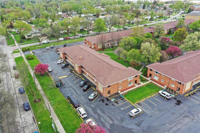 165 Dover Dr Unit 3, Des Plaines, IL 60018 - drone / aerial view with a residential view