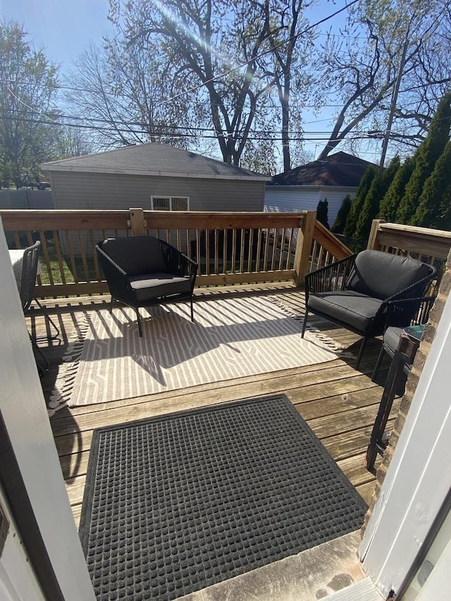 view of deck