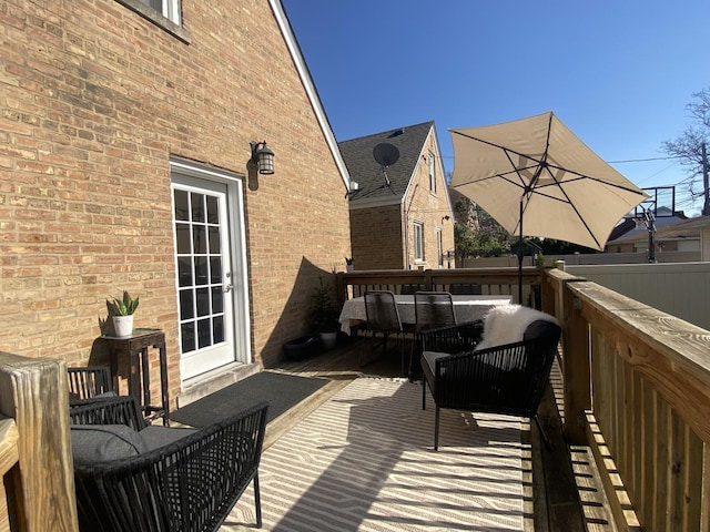 view of deck