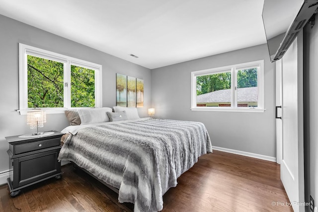622 Katherine St, Saint Charles, IL 60174 - bedroom featuring multiple windows and dark wood-type flooring