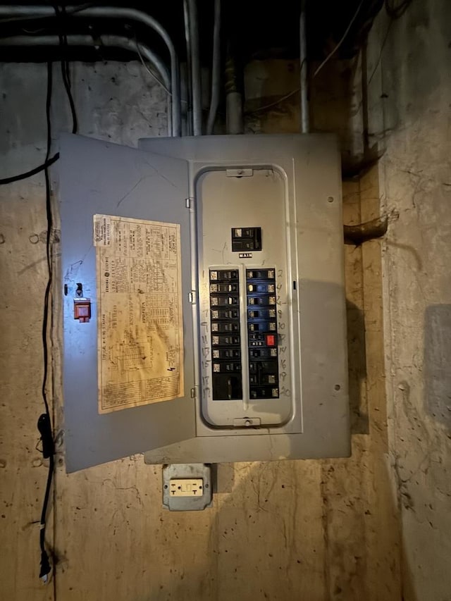utilities with electric panel