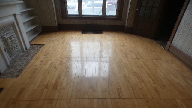 1910 S Spaulding Ave, Chicago, IL 60623 - unfurnished living room featuring light wood-type flooring