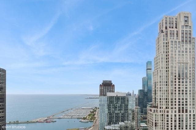 600 N Lake Shore Dr Unit 1309, Chicago, IL 60611 - water view with a city view
