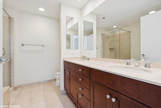 600 N Lake Shore Dr Unit 1309, Chicago, IL 60611 - bathroom featuring toilet, a shower stall, and a sink
