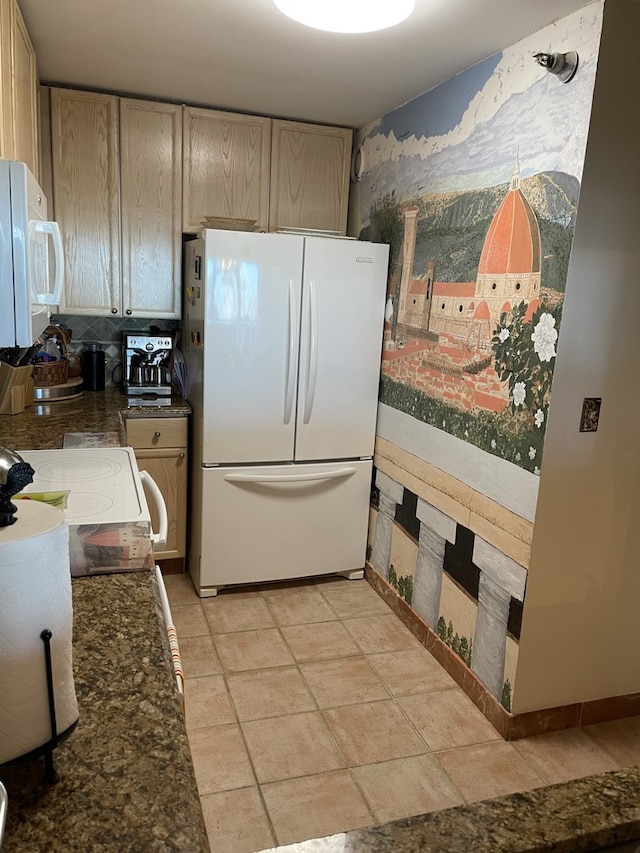 195 N Harbor Dr Unit 4908, Chicago, IL 60601 - kitchen featuring white appliances and backsplash