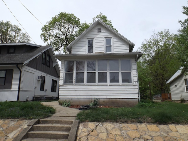 view of rear view of property