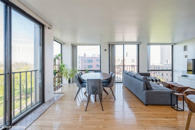 sunroom / solarium with a wealth of natural light