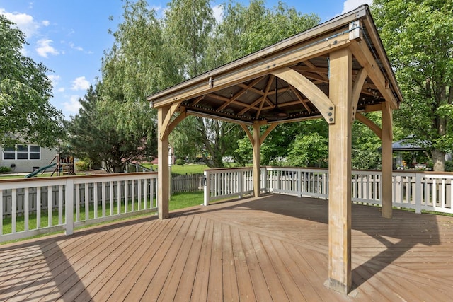 10569 Lansdale St, Huntley, IL 60142 - deck with a gazebo