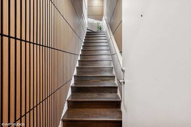view of staircase